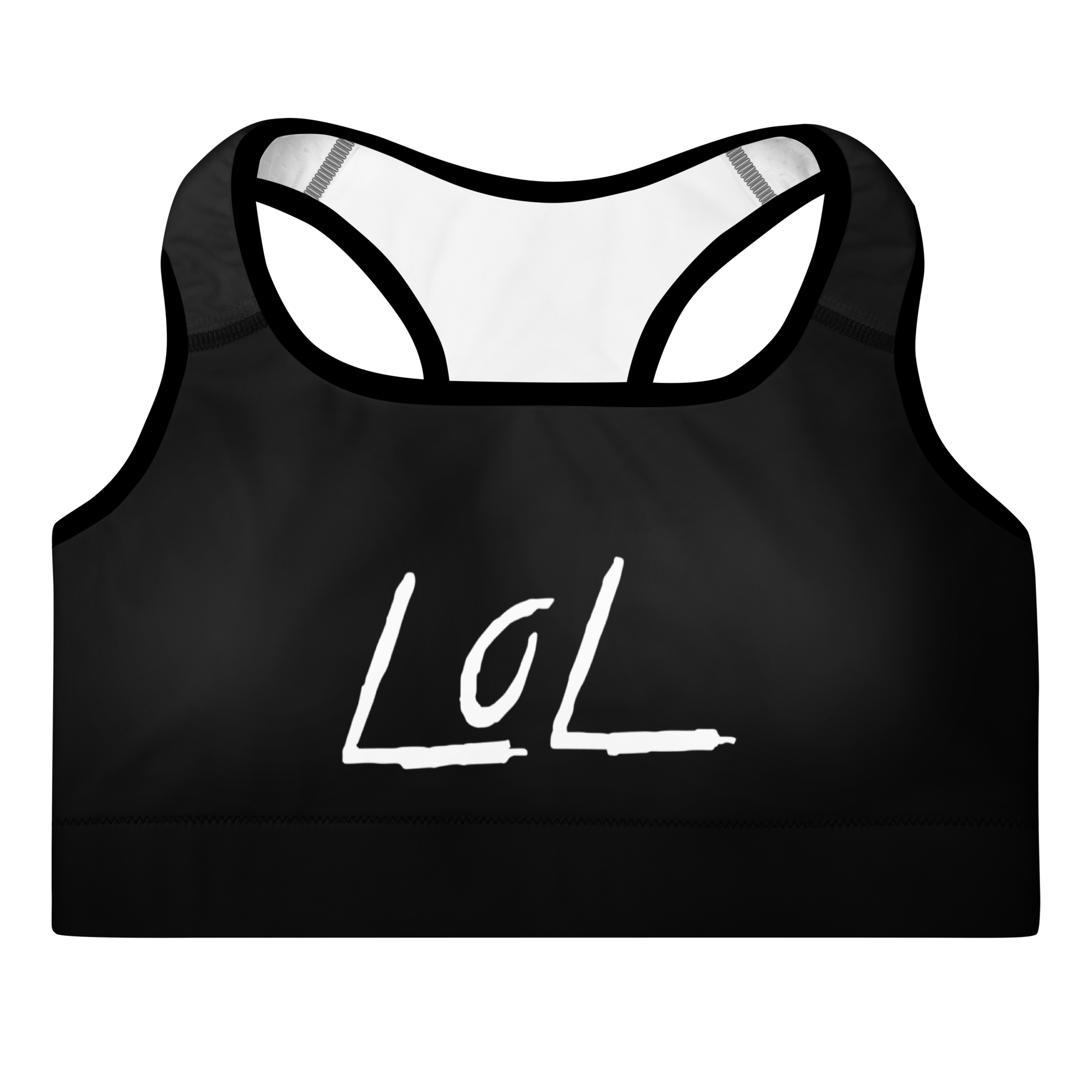 Women's Sports Bra - The LoL Sports Bra Vol. I (Black) - Premium Quality Activewear