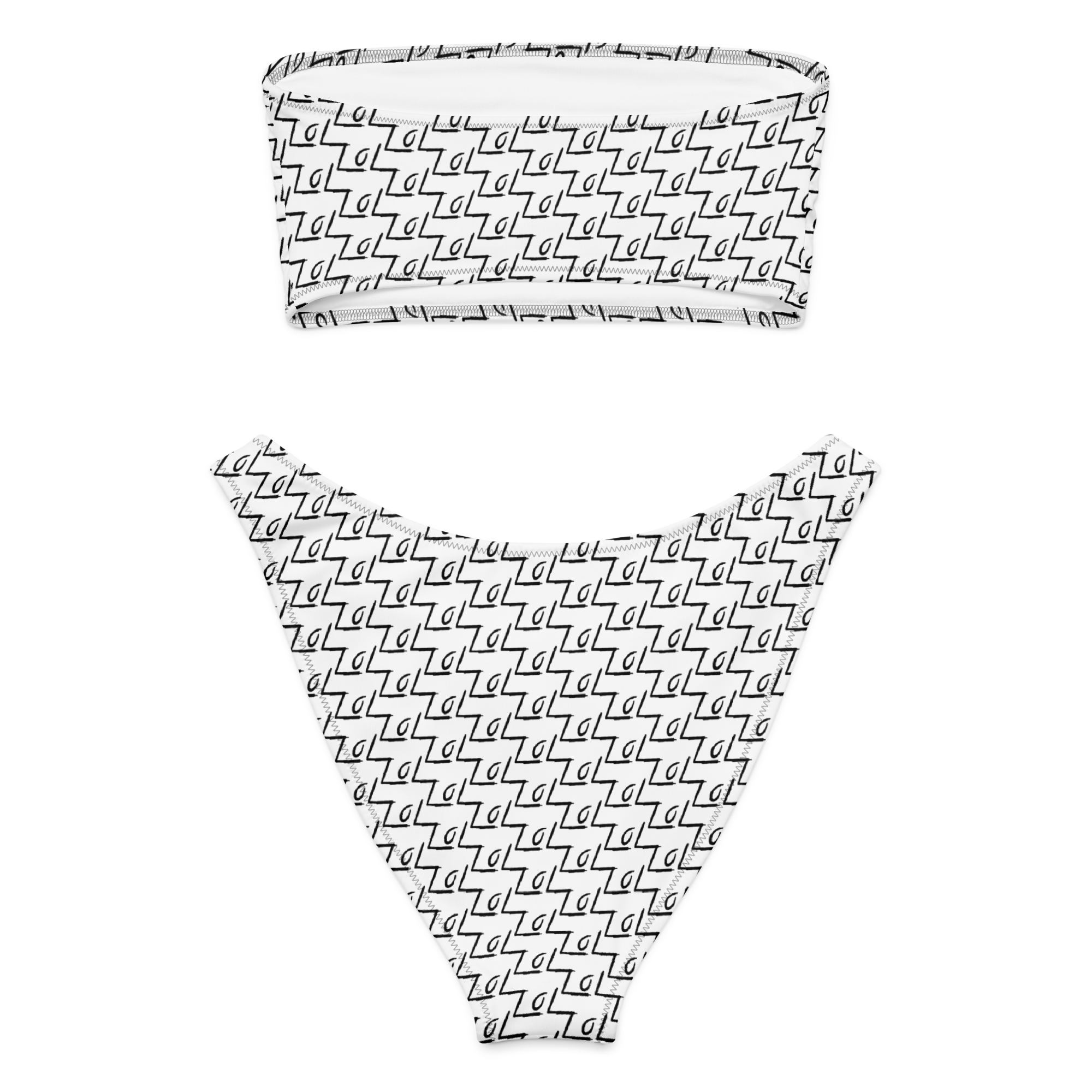 The LoL Bandeau Bikini (White)