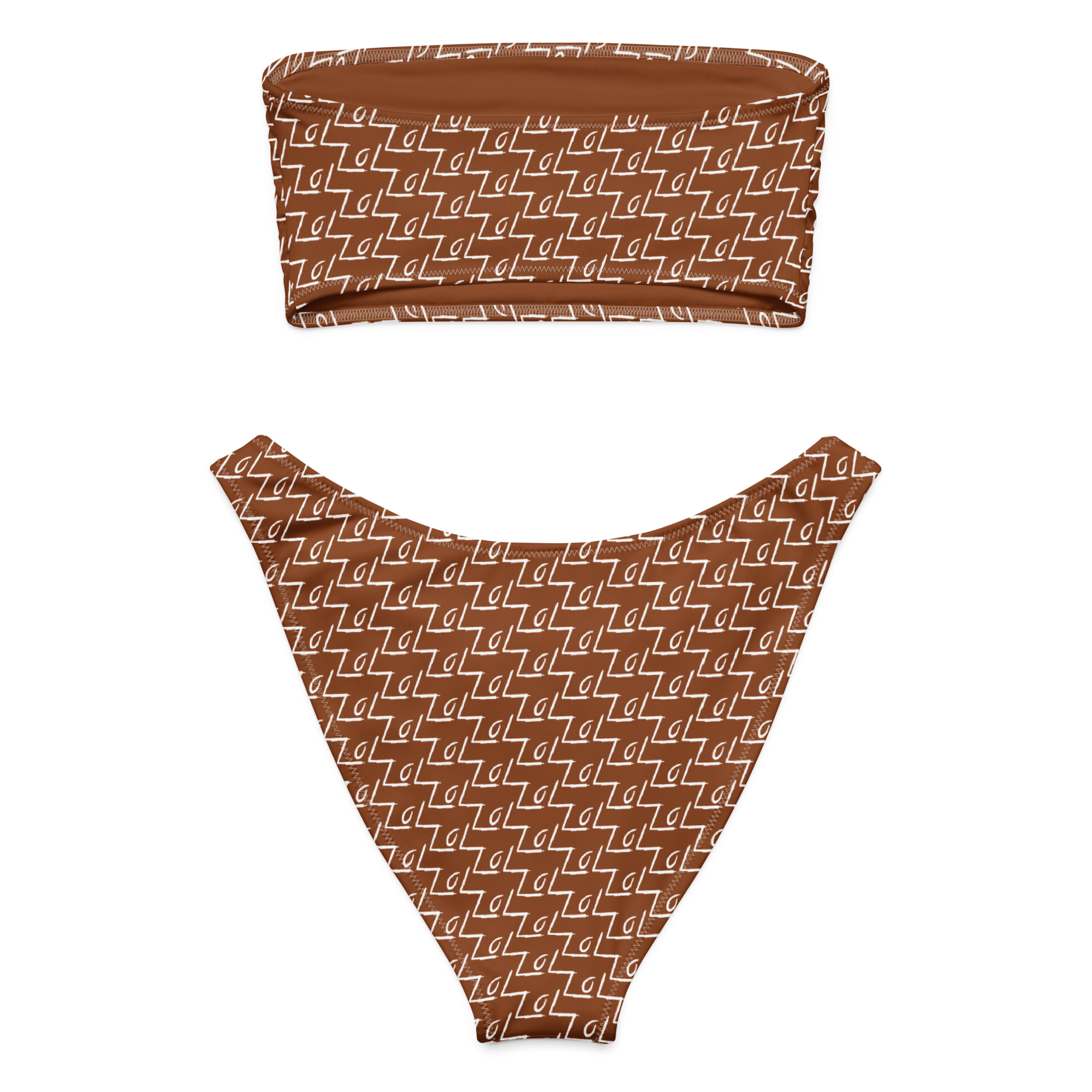 The LoL Bandeau Bikini (Brown)
