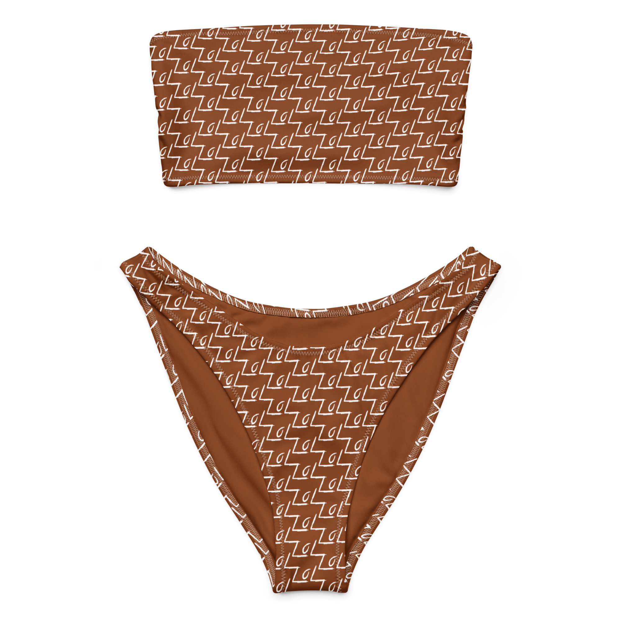 The LoL Bandeau Bikini (Brown)