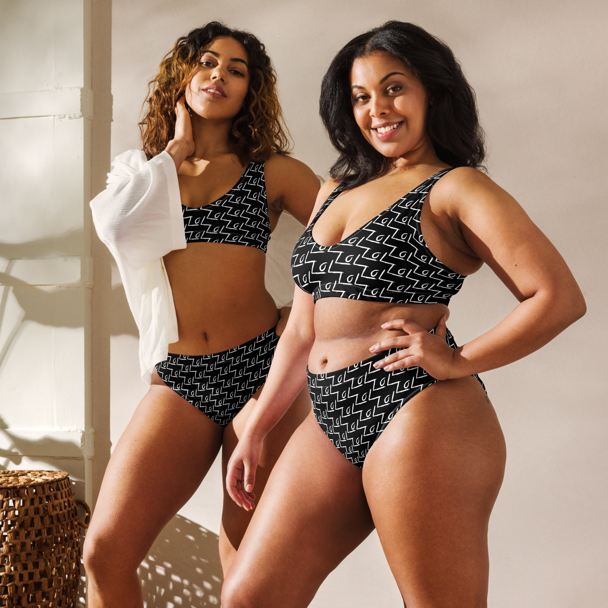 The LoL High-Waisted Bikini (Black)