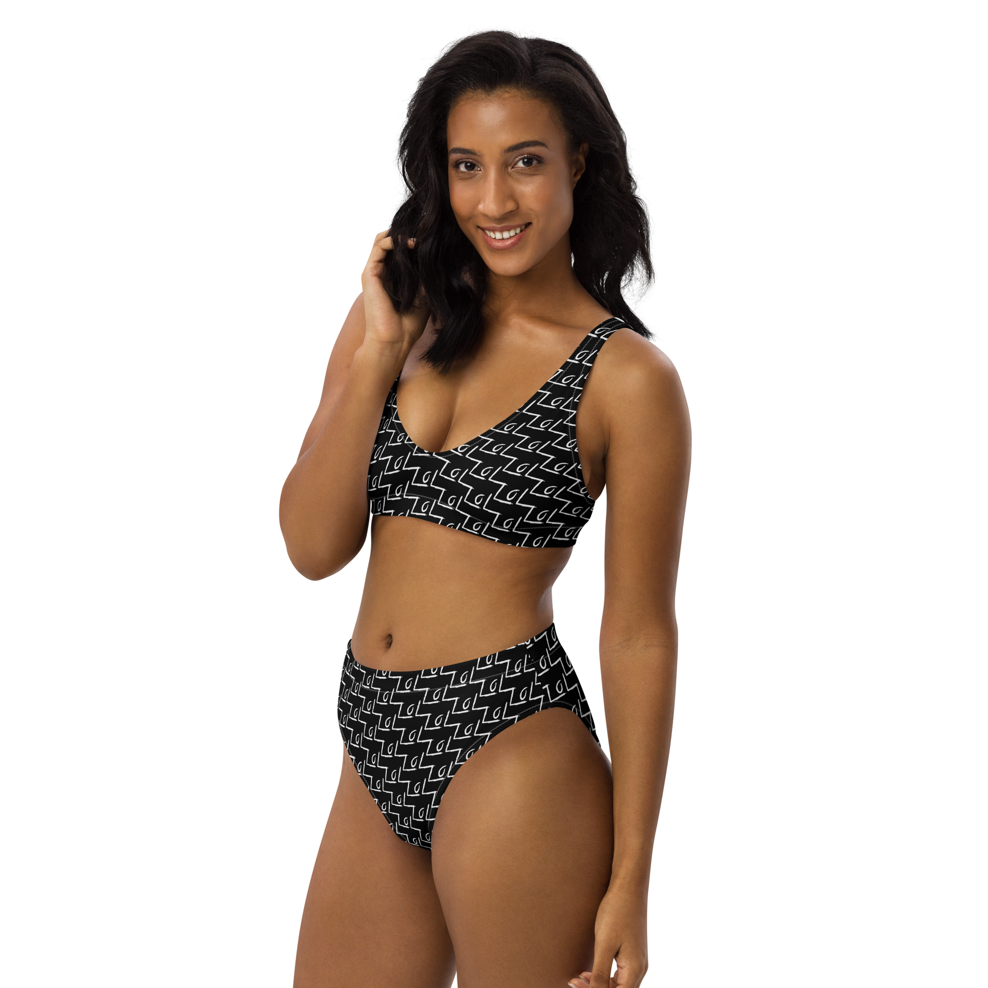The LoL High-Waisted Bikini (Black)