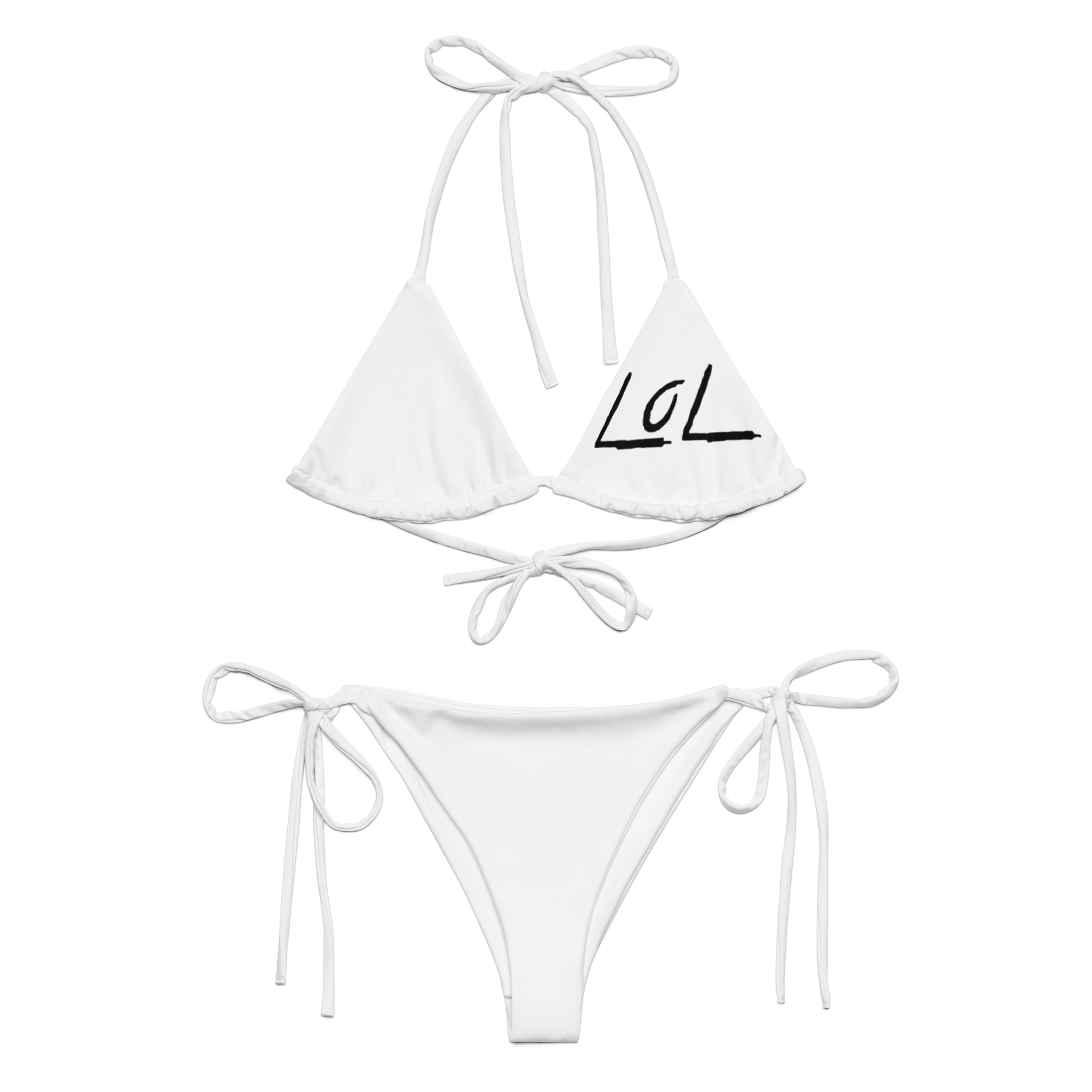 Women's Bikini - The LoL Bikini Vol. I (White) - Comfortable and Stylish Swimwear for Women