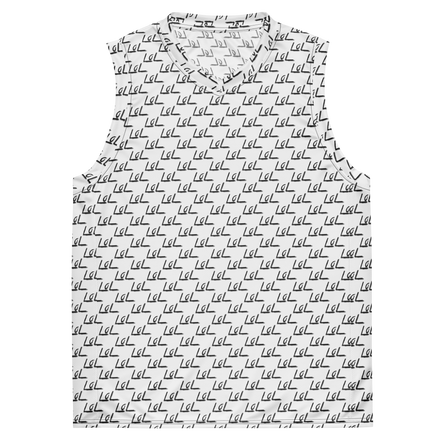 The LoL Basketball Jersey (White) – Lightweight, Breathable, and Built for Performance