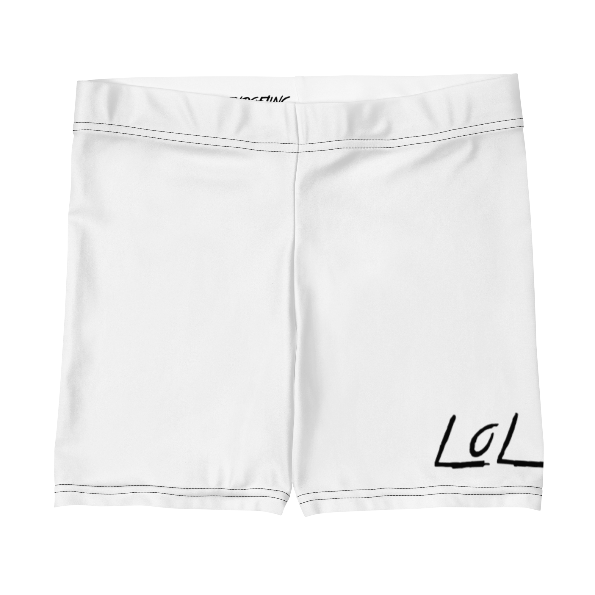 Women's Yoga Shorts - The LoL Yoga Shorts Vol. I (White) - Premium Quality Activewear