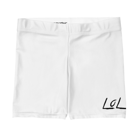 The LoL Yoga Shorts Vol. I (White) – Soft, Supportive, and Designed for Women Who Move