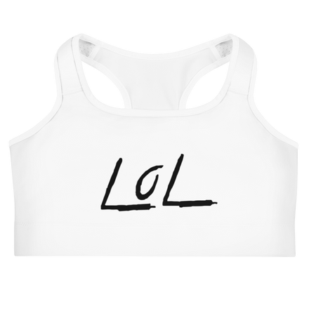 The LoL Sports Bra Vol. II (White) – Performance Streetwear for the LegendofLinc Lifestyle