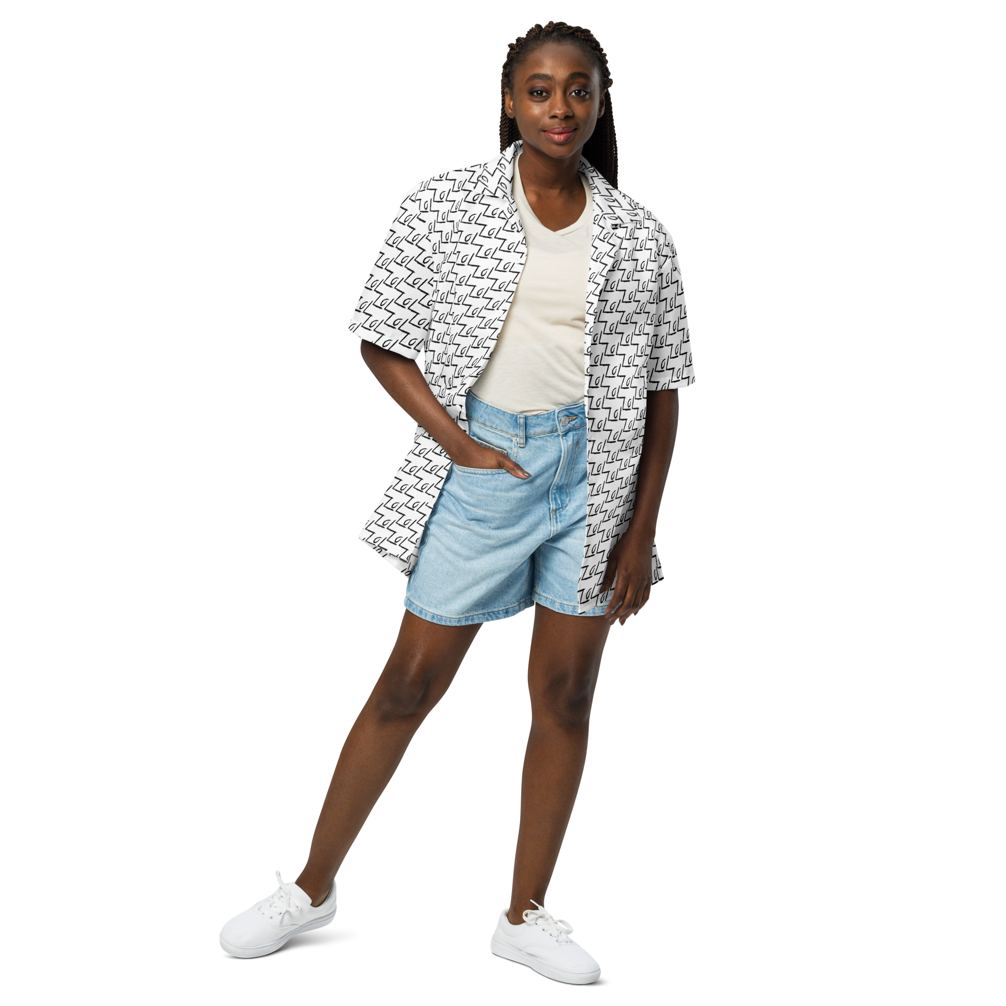 The LoL Button Shirt (White)