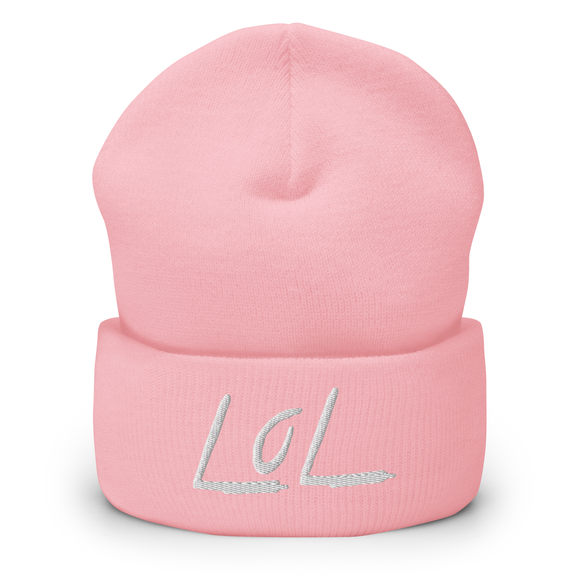 The LoL Beanie (Pink/Wht)