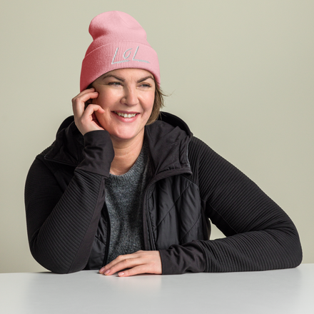 The LoL Beanie (Pink/Wht)