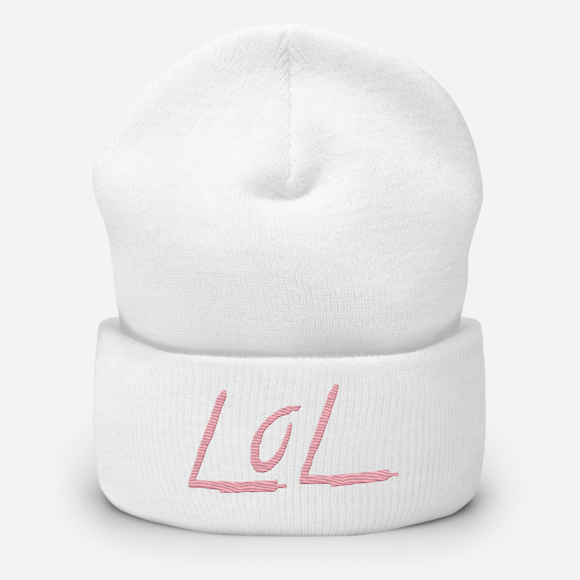 The LoL Beanie (Wht/Pink)