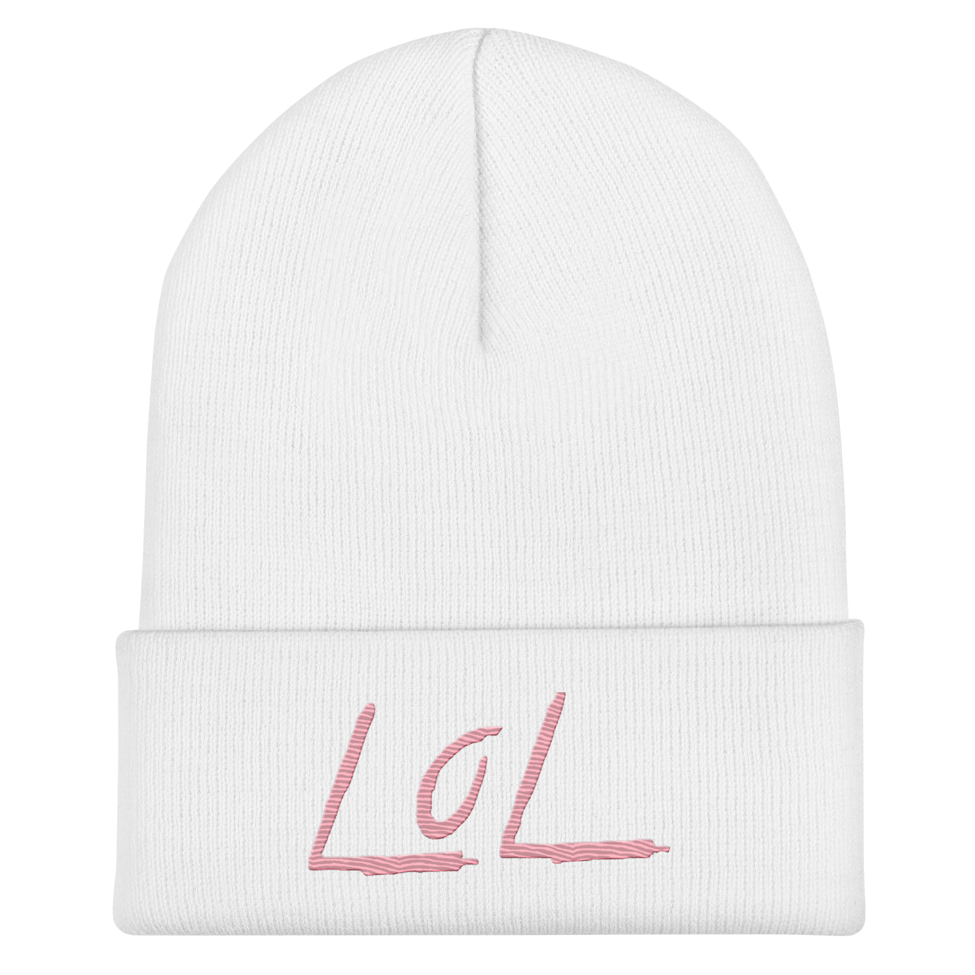 The LoL Beanie (Wht/Pink)