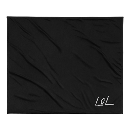 The LoL Sherpa Blanket (Black) – Premium Softness with LegendofLinc Style