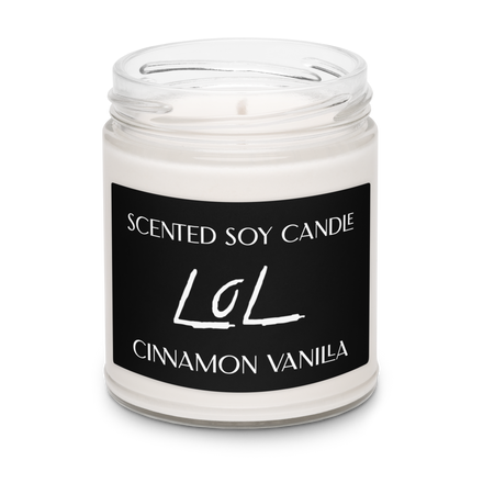 The LoL Candle – Minimal, Matte, and Made for Your Daily Thoughts