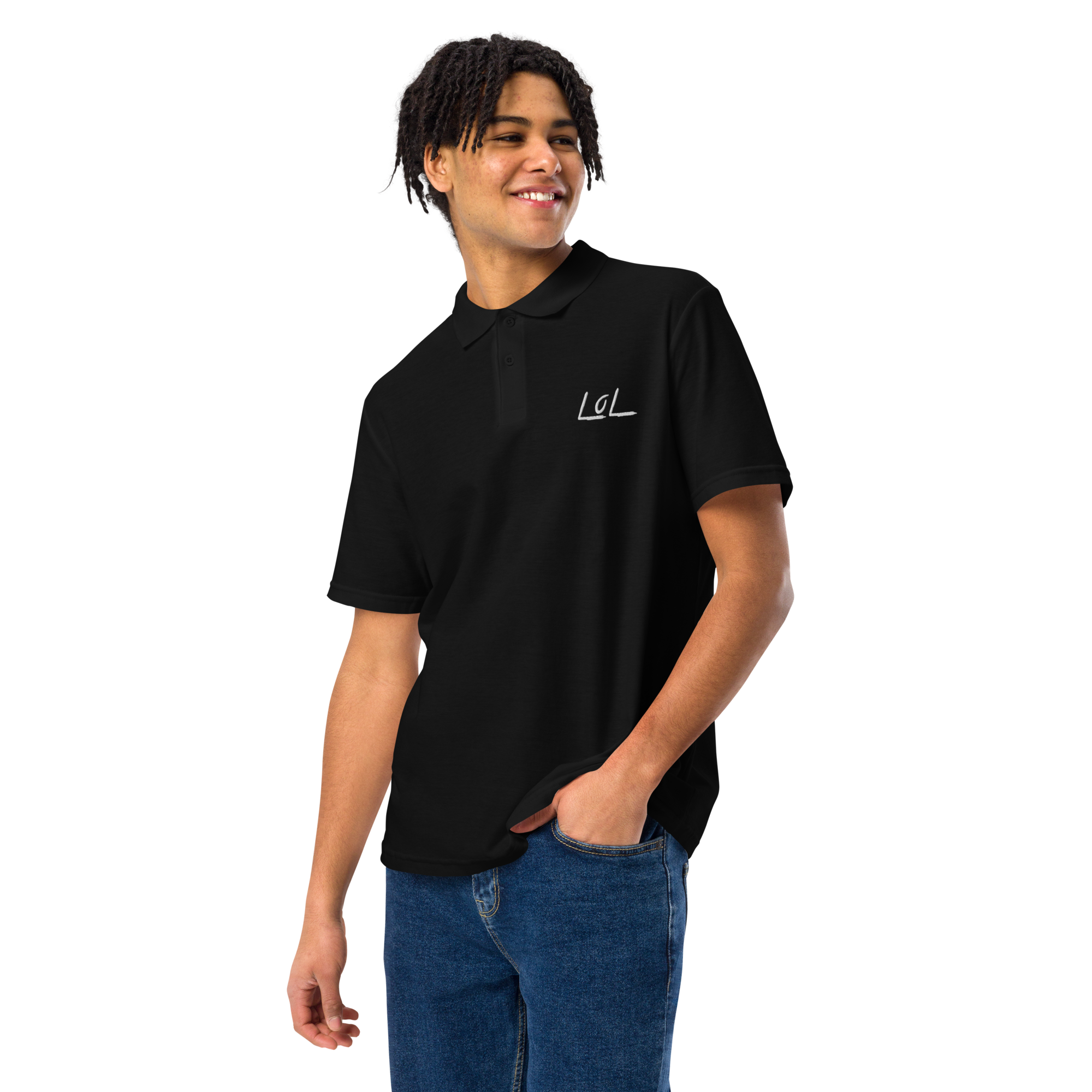 The LoL Polo Vol. IV (Black) – Elevated Streetwear from the LegendofLinc Collection
