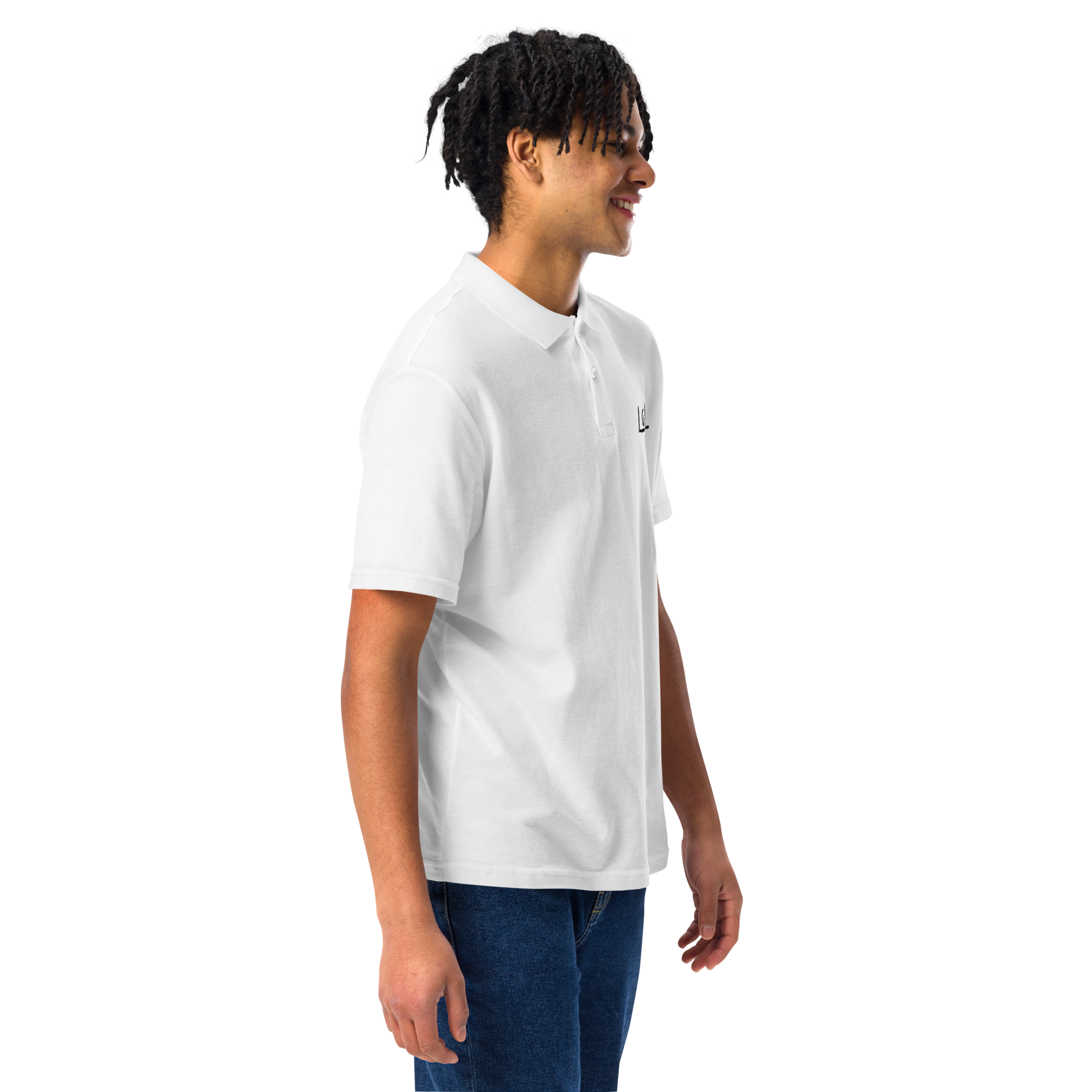 The LoL Polo Vol. IV (White) – Elevated Streetwear from the LegendofLinc Collection