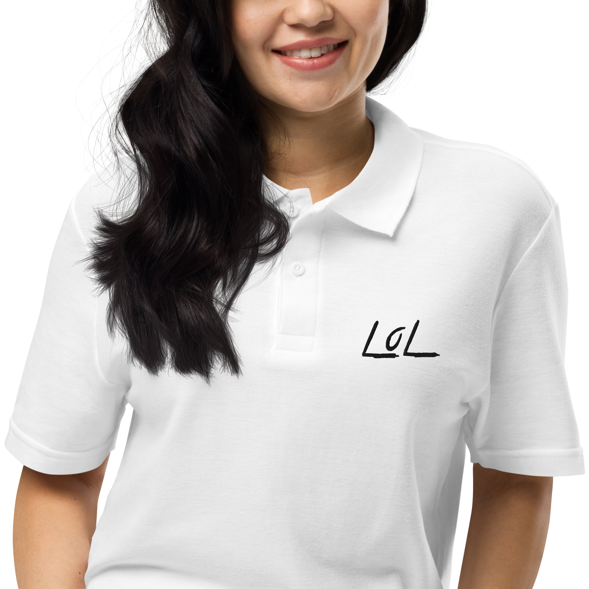 The LoL Polo Vol. IV (White) – Elevated Streetwear from the LegendofLinc Collection