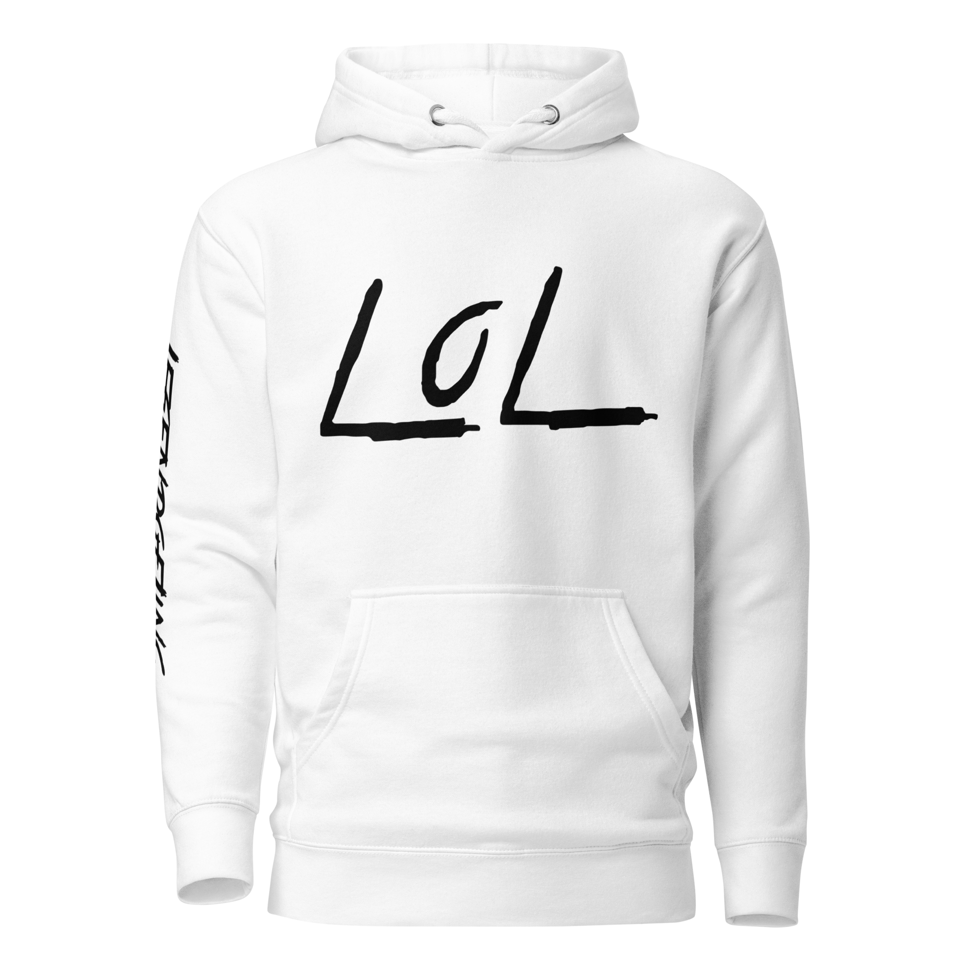 ( BUY 1-2 SIZES UP! ) Men's Unisex Hoodie - The Classic LoL Hoodie Vol. II (White)