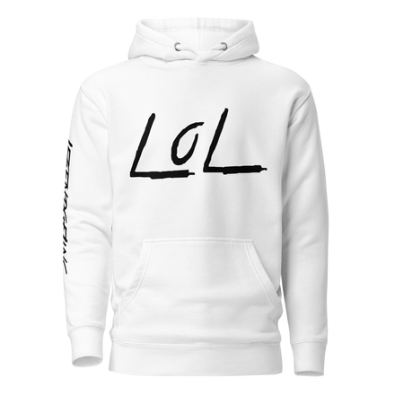 ( BUY 1-2 SIZES UP! ) Men's Unisex Hoodie - The Classic LoL Hoodie Vol. II (White)