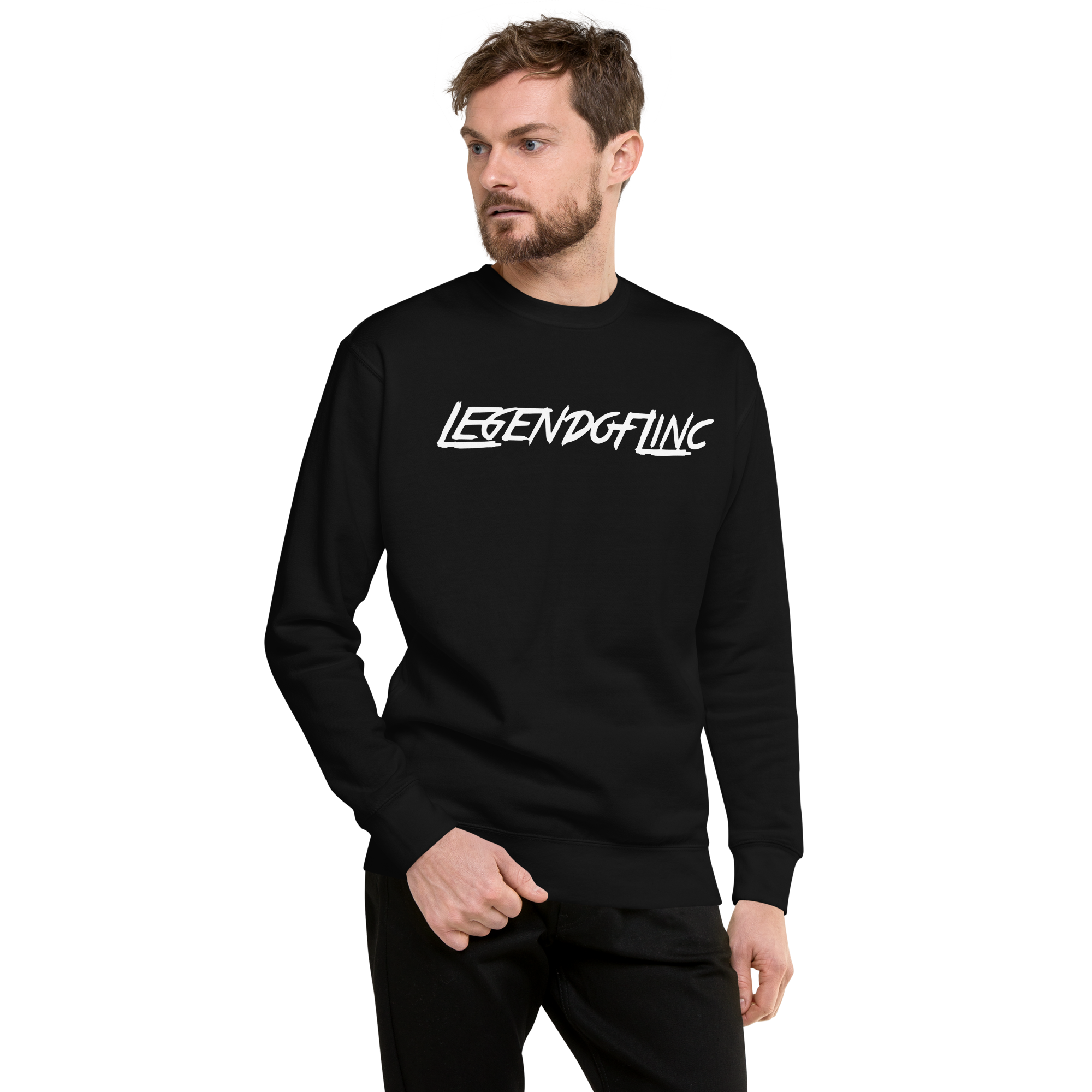 The LegendofLinc Sweater Vol. IV (Black) - Premium Streetwear Crewneck Sweatshirt