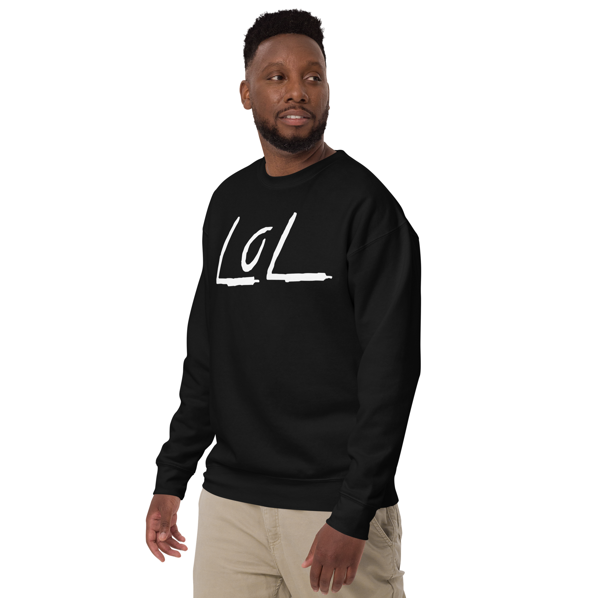 The LoL Sweater Vol. IV (Black) - LegendofLinc Streetwear Crewneck