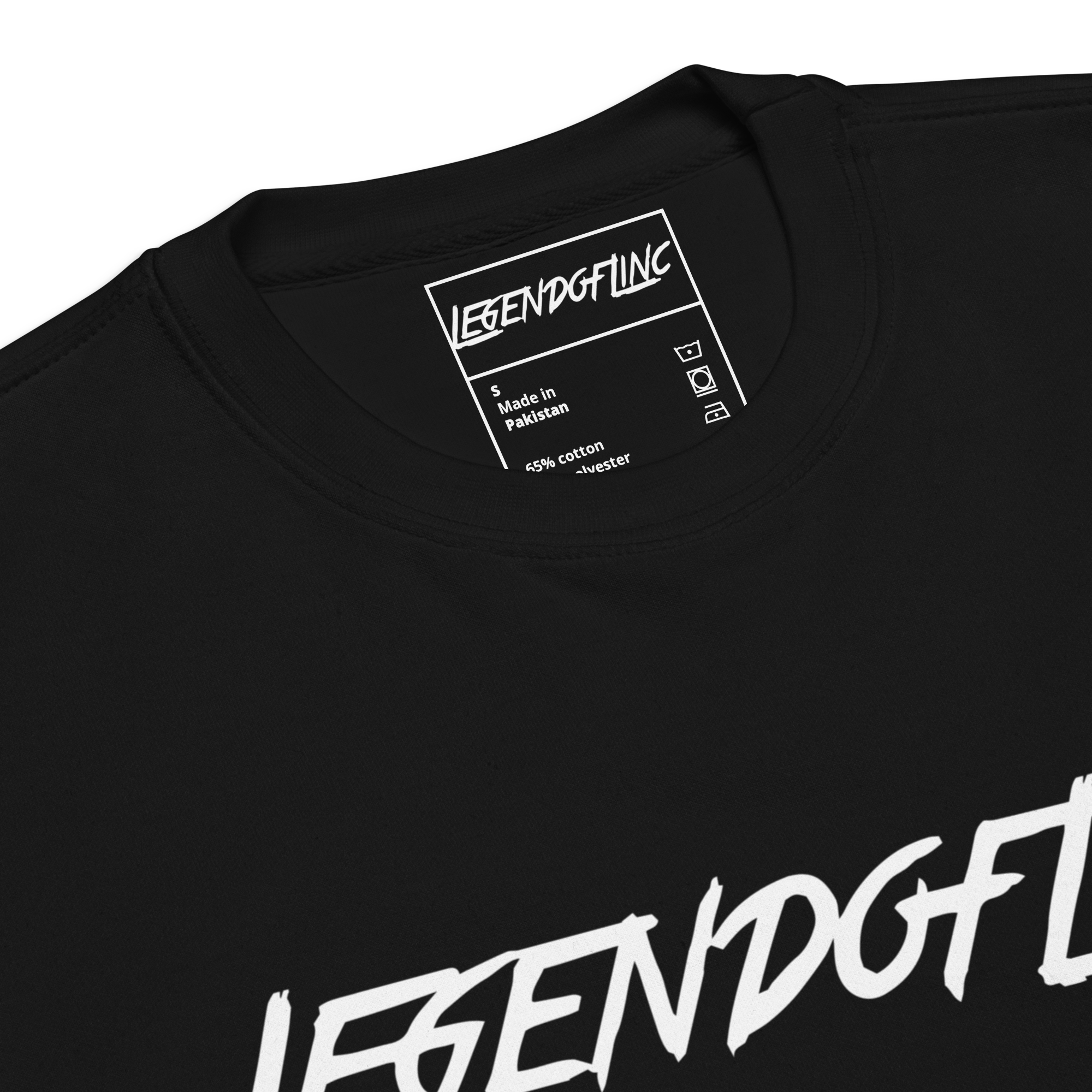 The LegendofLinc Sweater Vol. IV (Black) - Premium Streetwear Crewneck Sweatshirt