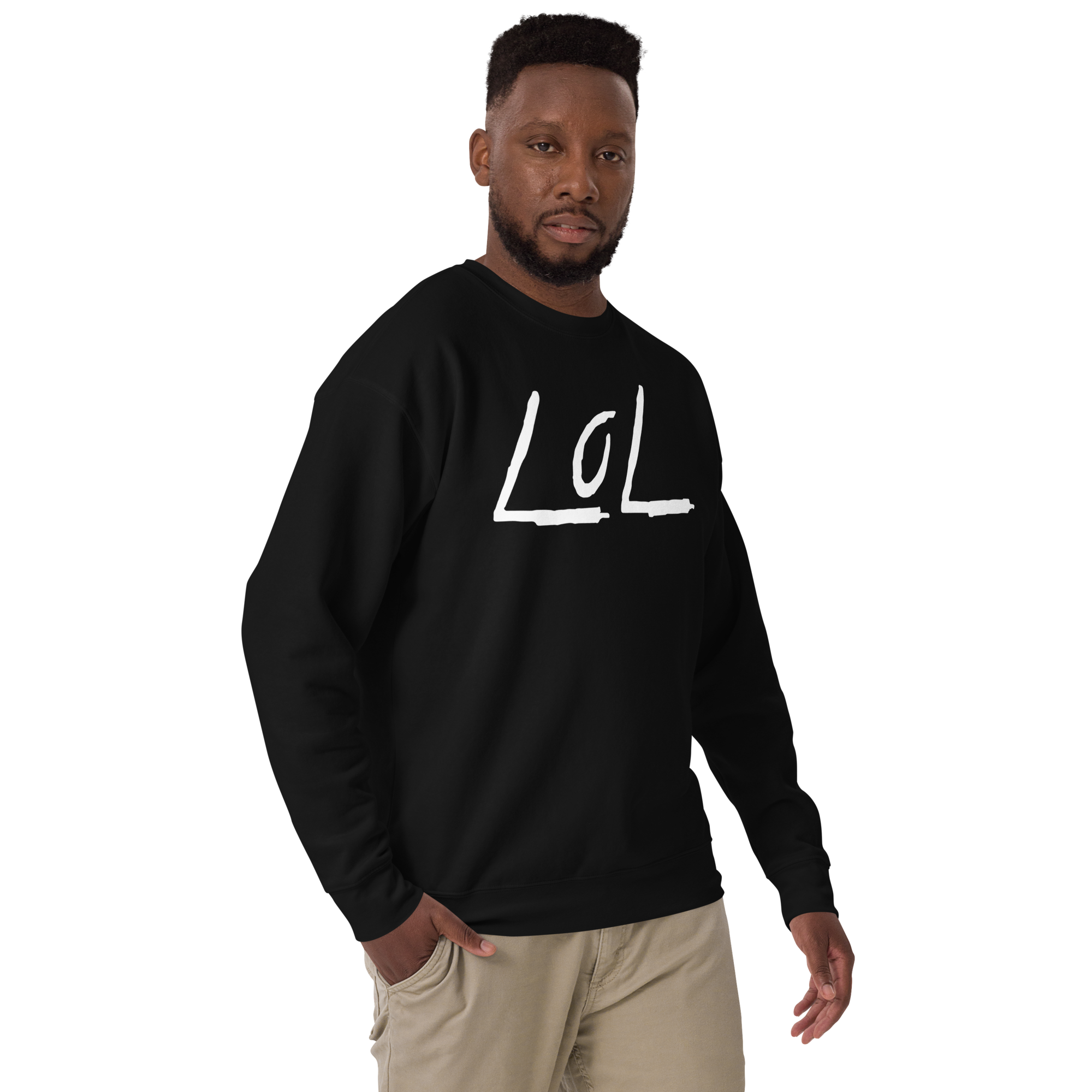 The LoL Sweater Vol. IV (Black) - LegendofLinc Streetwear Crewneck