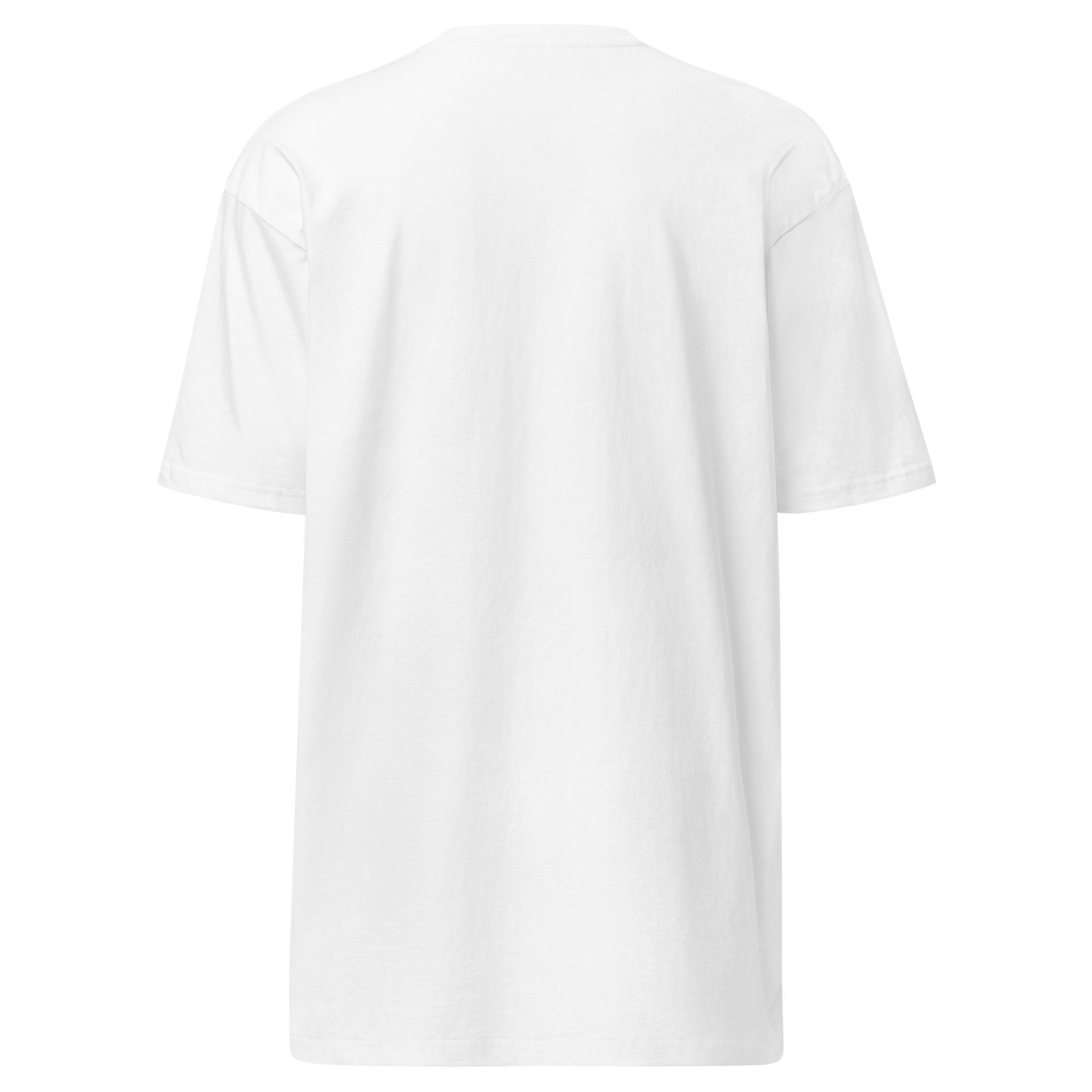 Back view of the White Essential LoL T-Shirt by LegendofLinc, a premium streetwear tee for everyday casual outfits and creator lifestyle fashion.