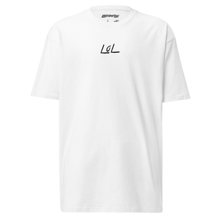 White Essential LoL T-Shirt by LegendofLinc, a premium streetwear tee for casual outfits, creator lifestyle fashion, and everyday urban style.